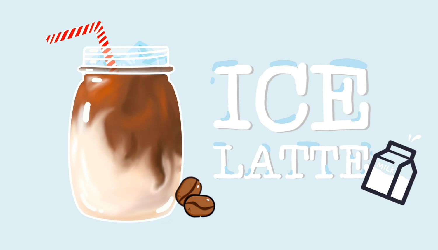 Ice Latte Coffee Recipe Outin nano